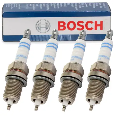 4x BOSCH FQR8LEU2 0242229699 Z&uuml;ndkerze OPEL Astra G H Corsa C D Insignia Vectra C Zafira B