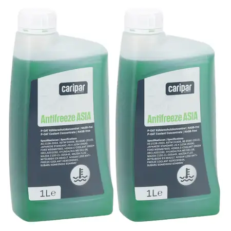 2L 2 Liter CARIPAR ANTIFREEZE ASIA Frostschutz K&uuml;hlerfrostschutz Konzentrat