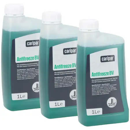 3L 3 Liter CARIPAR ANTIFREEZE BV Frostschutz K&uuml;hlerfrostschutz Konzentrat