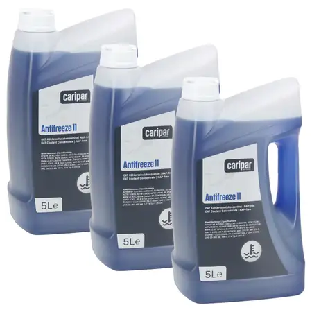 15L 15 Liter CARIPAR ANTIFREEZE 11 Frostschutz K&uuml;hlerfrostschutz Konzentrat