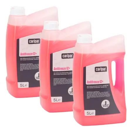 15L 15 Liter CARIPAR ANTIFREEZE 12+ Frostschutz K&uuml;hlerfrostschutz Konzentrat