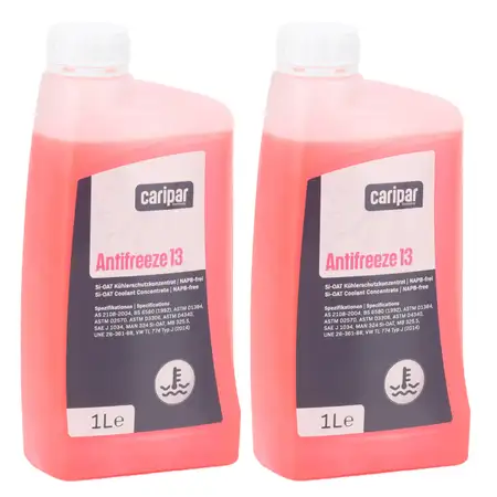 2L 2 Liter CARIPAR ANTIFREEZE 13 Frostschutz K&uuml;hlerfrostschutz Konzentrat