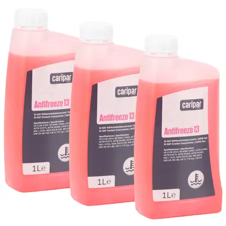 3L 3 Liter CARIPAR ANTIFREEZE 13 Frostschutz K&uuml;hlerfrostschutz Konzentrat