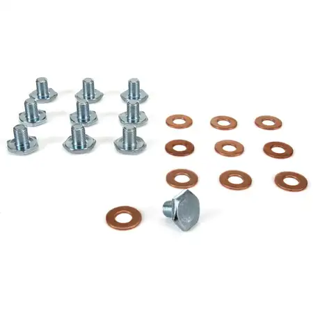 10x FA1 &Ouml;lablassschraube + Dichtring M10x1,25 L&auml;nge 13 mm f&uuml;r CITROEN FORD PEUGEOT