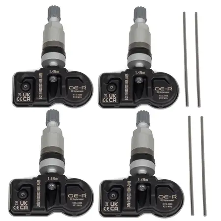 4x Reifendrucksensor f&uuml;r BMW F10/11/07 F12/13/06 F01-04 X1 E84 X3 F25 X4 F26 36106856227