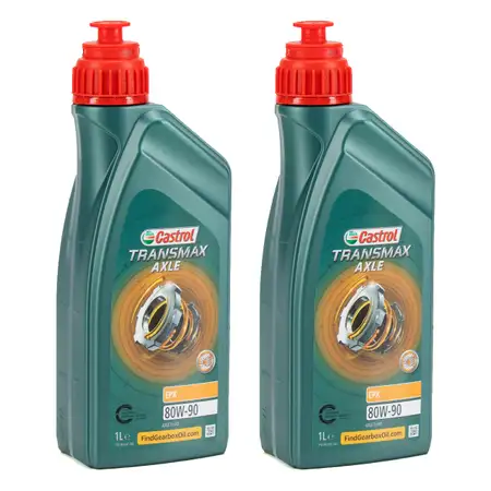 2L 2 Liter CASTROL Hochdruck-Getriebe&ouml;l Achsgetriebe&ouml;l TRANSMAX AXLE EPX 80W-90