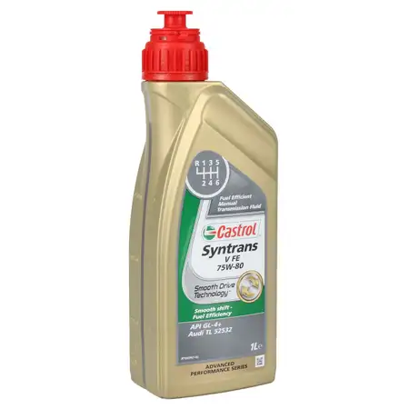 CASTROL Getriebe&ouml;l Schaltgetriebe&ouml;l SYNTRANS V FE 75W-80 - 1L 1 Liter