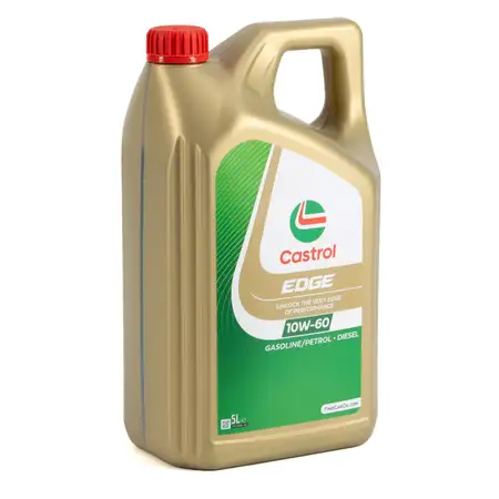 5L 5 Liter CASTROL EDGE 10W-60 Motor&ouml;l ACEA A3/B4 API SN/CF BMW M VW 501.01 505.00