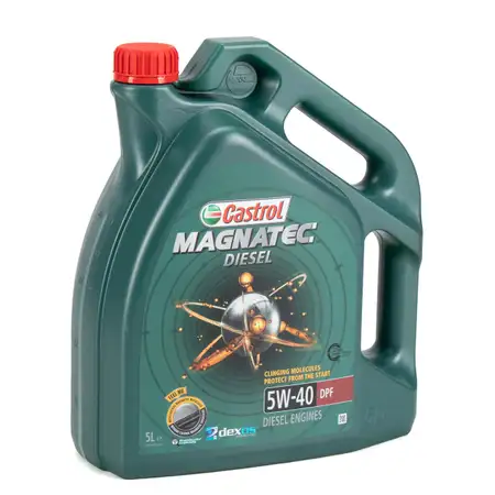 5L 5 Liter CASTROL Magnatec DIESEL DPF Motor&ouml;l &Ouml;l 5W40 dexos2 Ford WSS-M2C917-A