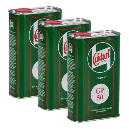 3L 3 Liter CASTROL CLASSIC GP50 Motor&ouml;l Oldtimer Classic Cars pre1950