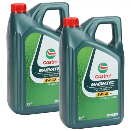 10L 10 Liter CASTROL MAGNATEC 5W-30 A5 Motor&ouml;l ILSAC GF-5 FORD WSS-M2C913-C/-D