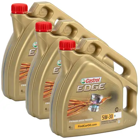 12L 12 Liter CASTROL Edge Motor&ouml;l &Ouml;L 5W30 M BMW Longlife-04 MB 229.31/51/52