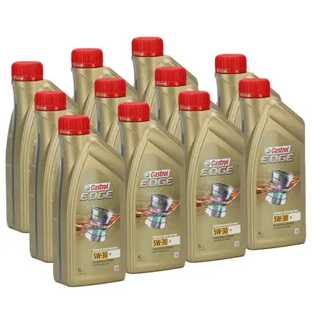 11L 11 Liter CASTROL Edge Motor&ouml;l &Ouml;L 5W30 M BMW Longlife-04 MB 229.31/51/52