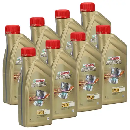 8L 8 Liter CASTROL Edge Motor&ouml;l &Ouml;L 5W30 M BMW Longlife-04 MB 229.31/51/52