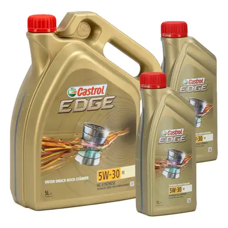 5L + 2x 1L = 7 Liter CASTROL Edge Motor&ouml;l &Ouml;L 5W30 M BMW Longlife-04 MB 229.31/51/52