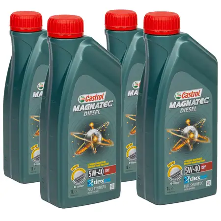 4 Liter CASTROL Magnatec DIESEL DPF Motor&ouml;l &Ouml;l 5W40 dexos2 Ford WSS-M2C917-A