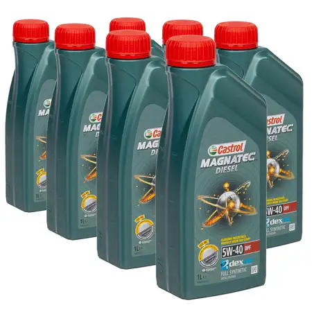 7 Liter CASTROL Magnatec DIESEL DPF Motor&ouml;l &Ouml;l 5W40 dexos2 Ford WSS-M2C917-A