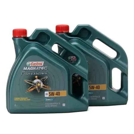 8 Liter CASTROL Magnatec Professional Motor&ouml;l OE 5W40 dexos2 Ford WSS-M2C917-A