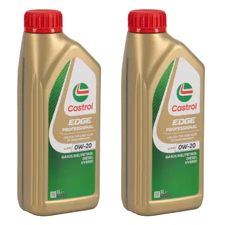 2L CASTROL EDGE Professional LL IV FE 0W-20 Motor&ouml;l PORSCHE C20 VW 508/509.00