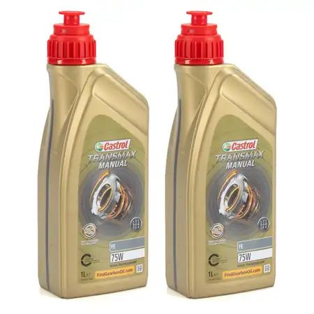 2L 2 Liter CASTROL Schaltgetriebe&ouml;l TRANSMAX MANUAL FE 75W API GL-4 MB 235.73