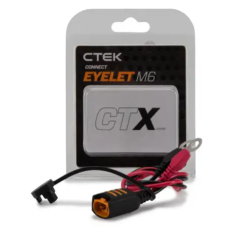 CTEK CONNECT EYELET M6 Schnellkontaktkabel Starthilfekabel 40cm &Ouml;SE M6 6,4mm