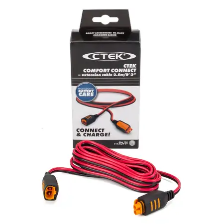 CTEK 56-304 Comfort Connect Verl&auml;ngerungskabel Kabel Batterieladeger&auml;t 2,5m bis 10A