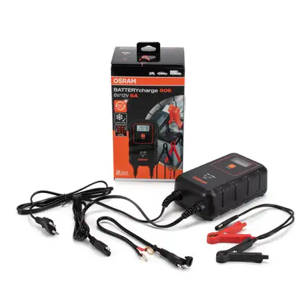 OSRAM OEBCS906 BATTERYcharge 906 Batterieladeger&auml;t 6V 12V 6A KFZ Auto Motorrad