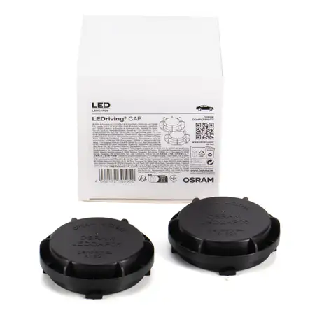 2x OSRAM LEDCAP06 LEDriving CAP Adapter Kappe Scheinwerfer Abdeckkappen f&uuml;r H7-LED