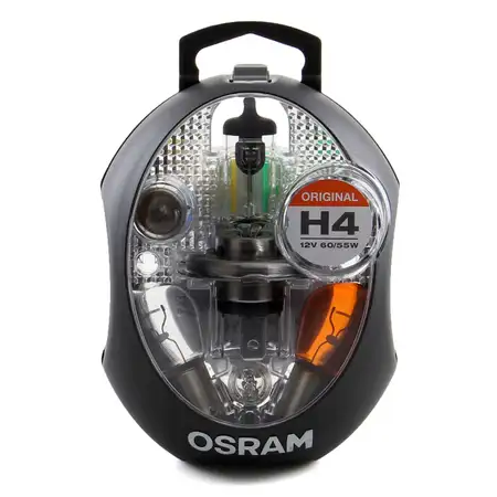 OSRAM CLKMH4 Gl&uuml;hlampen Halogenlampen Ersatzlampen Satz H4 MINIBOX