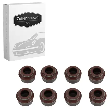 8x Ventilschaftabdichtung 7mm f&uuml;r PORSCHE 924 2.5 S 944 2.5 2.7 96410411107