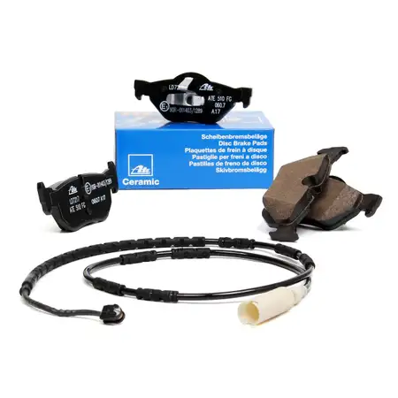 ATE Ceramic Bremsbel&auml;ge + Warnkontaktsensor BMW 1er E81-88 3er E90-93 ab 03.2010 hinten