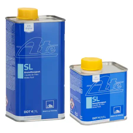 1,5L 1,5 Liter ATE Bremsfl&uuml;ssigkeit Brake Fluid SL DOT 4