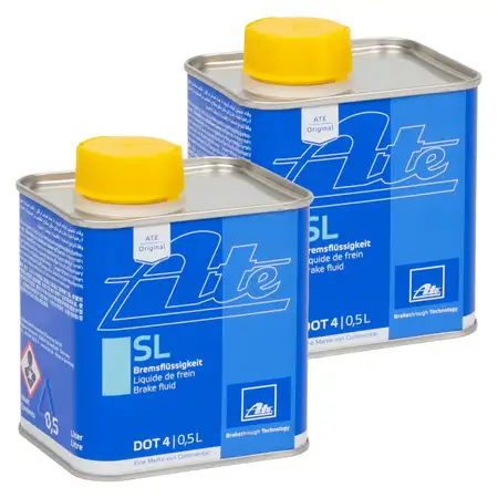 1L 1 Liter ATE 03.9901-5801.2 705801 Bremsfl&uuml;ssigkeit Brake Fluid SL DOT 4