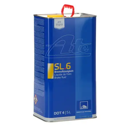 5L 5 Liter ATE 03.9901-6403.2 706403 Bremsfl&uuml;ssigkeit Brake Fluid SL 6 DOT 4