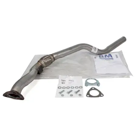 BM Catalysts Hosenrohr Abgasrohr + Montagesatz f&uuml;r Audi A4 A6 SKODA Superb VW Passat vorne