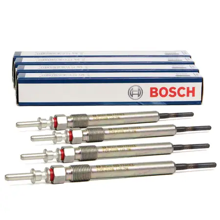 4x BOSCH GLP257 0250403018 Gl&uuml;hkerze MINI One D / Cooper D / Cooper SD N47