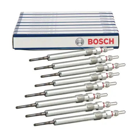 8x BOSCH GLP194 GLP2-HS 0250403009 Gl&uuml;hkerze VW Touareg AUDI A8 Q7 SQ8 4.2 TDI