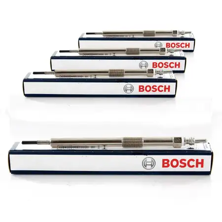 4x BOSCH GLP154 8200561251 Gl&uuml;hkerze NISSAN OPEL RENAULT 2.0/2.3/2.5 DIESEL