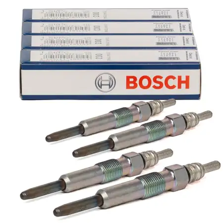 4x BOSCH GLP003 0250202022 Gl&uuml;hkerze VW Golf 2 3 4 Passat Polo 1.7/1.9 DIESEL