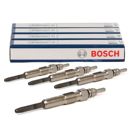 4x BOSCH GLP023 0250202023 Gl&uuml;hkerze VW Golf 4 Passat B5 Polo 9N T5 1.9 TDI