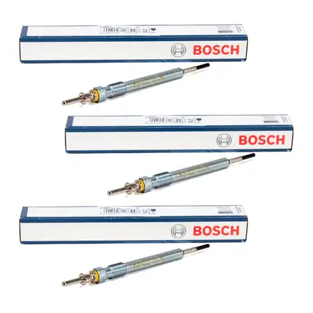 3x BOSCH 0250703001 Gl&uuml;hkerze BMW F40 116d F45 F46 216d X1 F48 X2 F39 sdrive16d B37