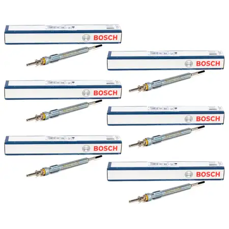 6x BOSCH 0250703001 Gl&uuml;hkerze BMW G20 G21 F31 F34 G30 G31 X3 G01 X4 G02 X5 G05 N57 B57