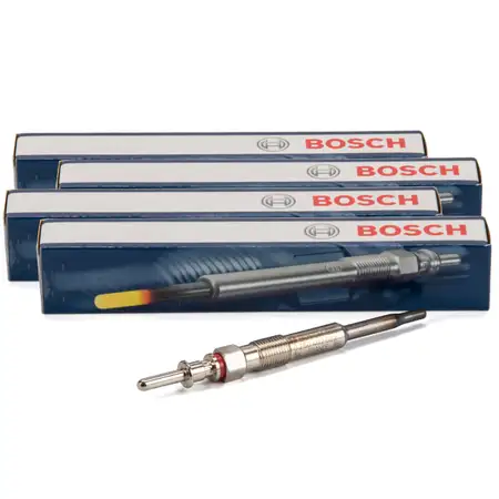 4x BOSCH GLP070 0250402002 Gl&uuml;hkerze BMW E87 E46 E90 E91 E60 E61 X3 E83 M47 N47