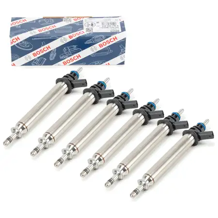 6x BOSCH Einspritzd&uuml;se MERCEDES W204 W205 W212 W213 W166 W221 W222 W223 R172 2560705600