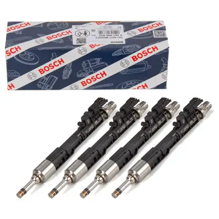 4x BOSCH 0261500533 Einspritzd&uuml;se BMW F20 F21 F22 F23 F30-F34 F10 F11 X1 E84 X3 F25 X4 N20