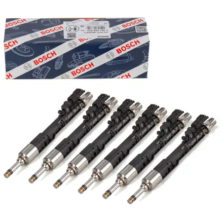 6x BOSCH 0261500533 Einspritzd&uuml;se BMW F30-34 F32-36 F10/11 F12/13 F01 X3 X4 X5 X6 N54 N55