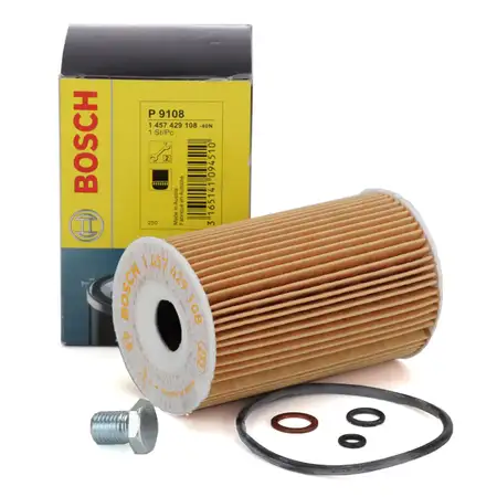 BOSCH 1457429108 &Ouml;lfilter + Schraube BMW 3er E36 E46 5er E34 Z3 M40-44 11421716192