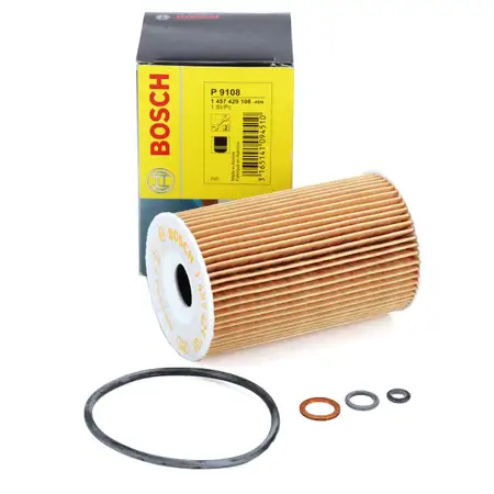 BOSCH 1457429108 &Ouml;lfilter BMW 3er E30 E36 E46 5er E34 Z3 M40 M42 M43 M44 11421716192