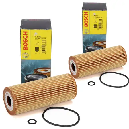 2x BOSCH 1457429122 &Ouml;lfilter MERCEDES W202 W203 W124 W210 W463 W163 W140 1041800109