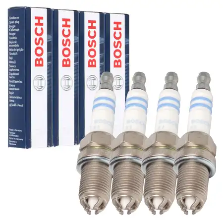 4x BOSCH FGR7DQP+ 0242236562 Z&uuml;ndkerze BMW 3er E30 E36 E46 5er E34 Z3 12120037607